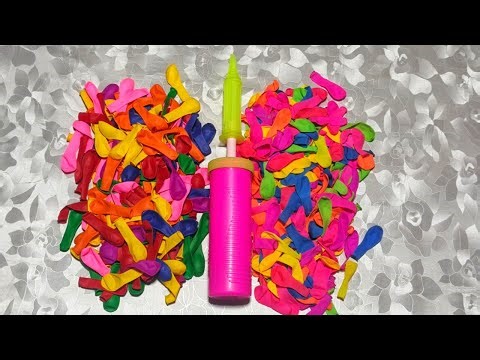 Satisfying Colorful Mini Balloon Pops 😍 ASMR Relaxation Video