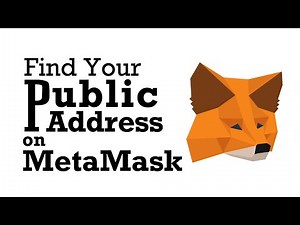 How to find your public address of MetaMask wallet (smartphones & PCs)
