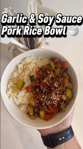 Pork Mince Rice Bowls | One Pan Weekday Dinner