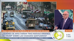 1.8M views · 18K reactions | ➡️ ¿Qué programas se verían afectados por las nuevas órdenes de Trump en las ciudades santuario? ➡️ Jorge Cancino, editor principal de inmigración de Univision Noticias, explica el impacto que tendrían estas medidas. | Univision Noticias | Facebook