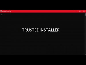 How To Run: Cmd As TrustedInstaller and add to context menu