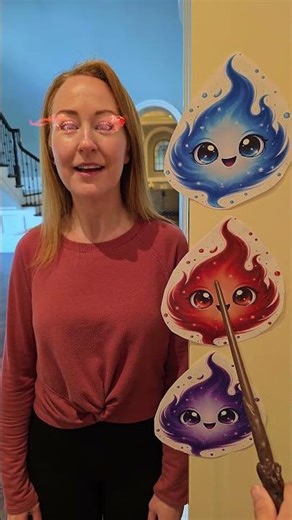 Her eyes turned different colors