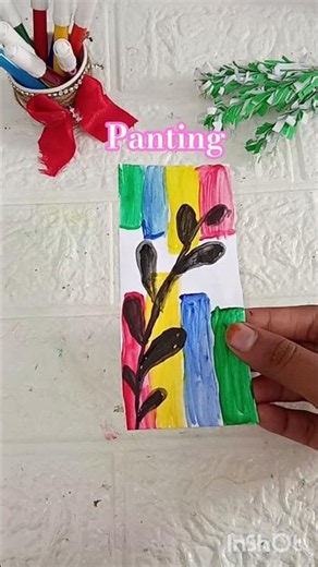 diy Rambo 🌈 astatic panting 🎨#viralvideo #art #trending #painting #shorts #shortsfeed #viral #easy