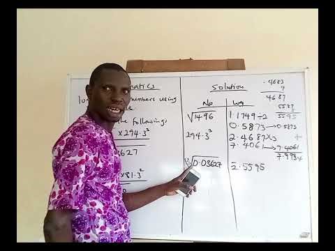 Logarithm using table 5