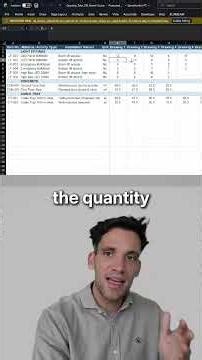 Setting up Quantity Take-offs