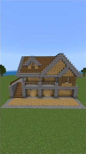 Cozy Stone Base In Minecraft Timelapse #minecraft #shorts #asmr