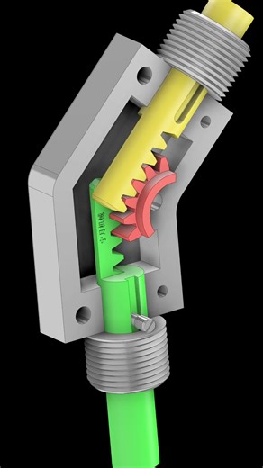 oblique motion #3dprinting #mechanism #machine #solidworks#simulation