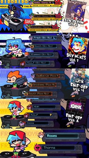 SONIC VS EVERYONE - Loss Freeplay Animation | Sonic New Update 😭 [FNF]