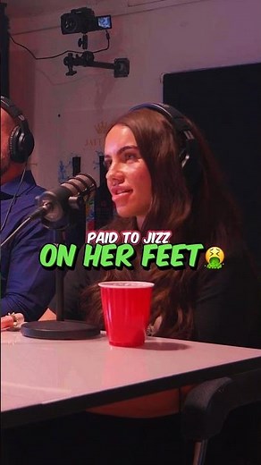 Jizzed on her feet