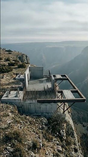 They Built a House on a Cliff Edge 🤯