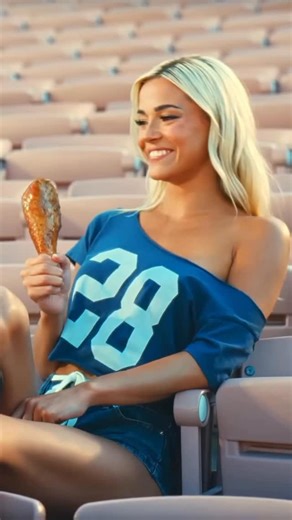 Passes on Instagram: "Gather ‘round the table, fam - Livvy’s turkey-leg bloopers are the real Thanksgiving feast. 🍁😂 Watch more of her on Passes! Cheers to @fanaticssportsbook for the amazing campaign #livvydunne"