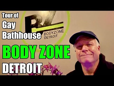 Tour of GAY BATHHOUSE -- BODY ZONE in Detroit Part 3