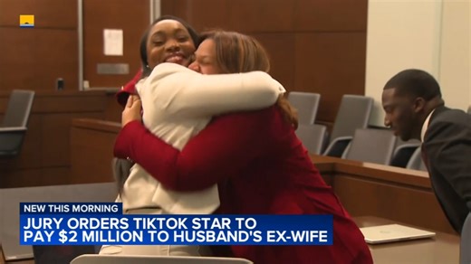 TikTok influencer ordered to pay $1.75M for destroying manager's marriage