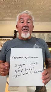 62K views · 2.8K reactions | Candy Andy is giving you a reminder to shop local! | Crown Candy Kitchen | Facebook