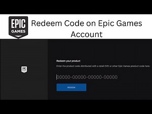 How to Redeem Code on Epic Games Account? Redeem Promo codes on Epic Games | Epicgames.com/redeem