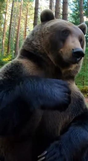 Bear finds my GoPro and works out 💀🤣