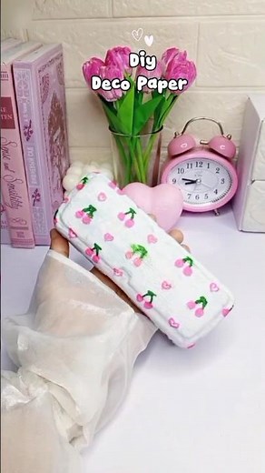 DIY Deco Paper Making at Home#diy #decopage#DIYDecoPaper #handmadecraft#shorts #artandcraft