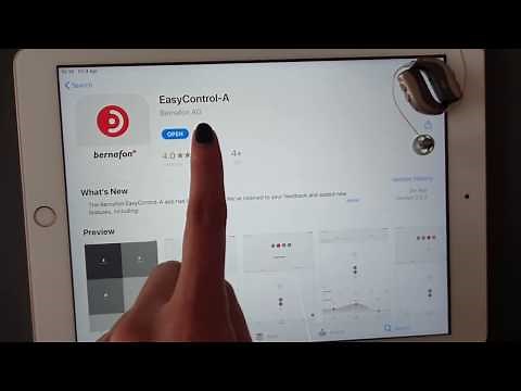 Pairing your Bernafon Viron hearing aids to an Apple device