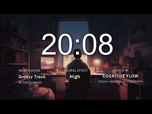 30 Min Focus Flow | Pulsating Electronic Grooves for Deep Work Groovy ⚡