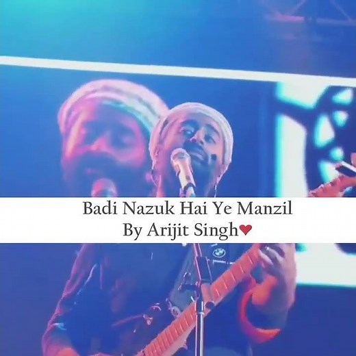 Badi Nazuk Hai Ye Manzil By Arijit Singh || Live Performances ❤️ || #arijitsingh #liveperformance