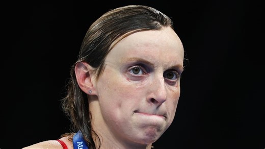 Under Ledecky’s skin again? US star refuses to say Titmus’ name