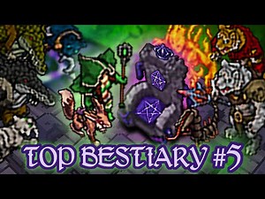 [Tibia] Bestiary Project #5 - Oskayaat Bestiary 🐯🐊, Raging Fire 🔥