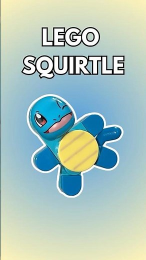 Building SQUIRTLE In LEGO!