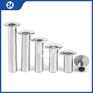 [Hot Item] Solid Countersunk Head Carbon Steel Zinc Plated Semi Stainless Steel Flush Aluminium Rivet
