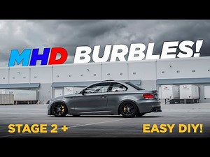BMW LOUD Burbles / Backfire - MHD TUNE! - EASY DIY