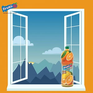 Winter mornings can be tough. Power up with our delicious Orange Mango nectar and push through! #FruitiO #Nectar #RefreshingDrink | Fruiti-O