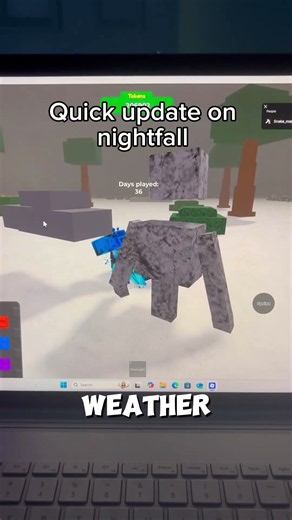 Quick update on nightfall #fun #roblox #newgameinroblox #game #gaming #horror #viral