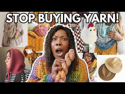 STOP BUYING YARN! Here's 30 Patterns to Use What You Have [1, 2, and 3 Skein Crochet Projects]
