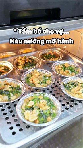 Hàu nướng mỡ hành siêu ngon #chongnauvoquay #food #haunuong