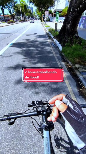quanto dinheiro eu faço trabalhando 7 horas de ifood! #vlog #entregador #delivery #bike #ciclismo