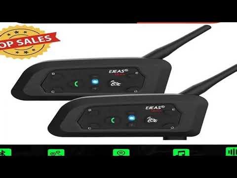 A must-have product! EJEAS V6 PRO+ Bluetooth Motorcycle Helmet Intercom Headset with 1200M BT Inte