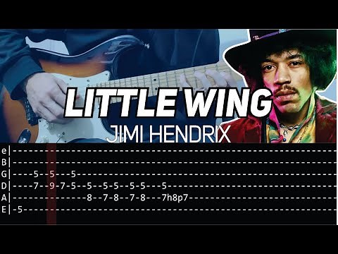 Jimi Hendrix - Little Wing (Guitar lesson with TAB) - FULL SONG