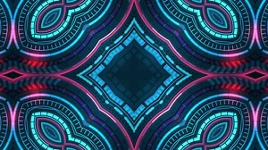 Download Futuristic Tech Kaleidoscope Geometric Seamless Infinite Loop VJ Loop Motion for free