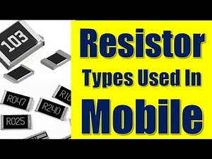 Resistor | resistor used in mobile phone board | how to check resistor | types of resistor |
