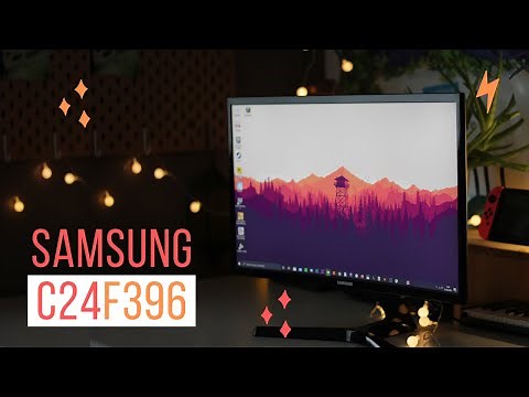 SAMSUNG C24f396 | Unboxing & Test