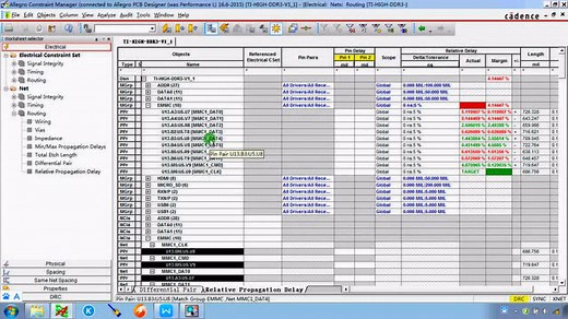 第9章-10-讲解EMMC存储模块等长规则及设计顺序-小哥Allegro视频
