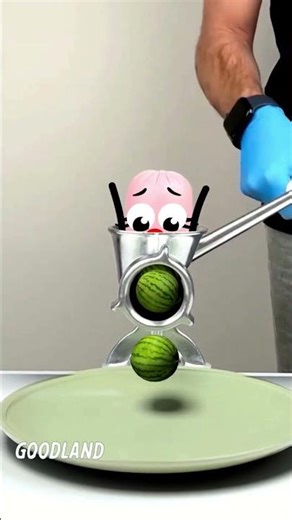 Goodland | Sausage in a meat grinder, large watermelons 😂 #cartoon #doodles #animation #funny
