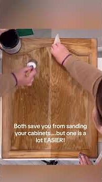Easiest way to prep your cabinets for painting!!