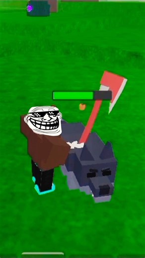 STRONG AXE vs ANGRY WOLVES in 99 nights in the forest 😅#99nightintheforest