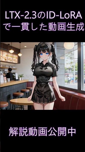 「ComfyUIでLTX-2.3のI+A2V用LoRA（ID-LoRA）」手順解説中 #ltx2 #comfyui #動画生成ai