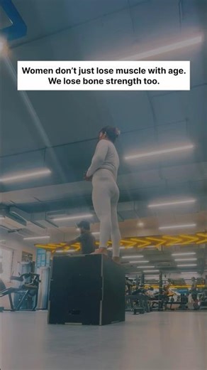 Plyometric movements like box jumps create impact your bones actually need to stay resilient.