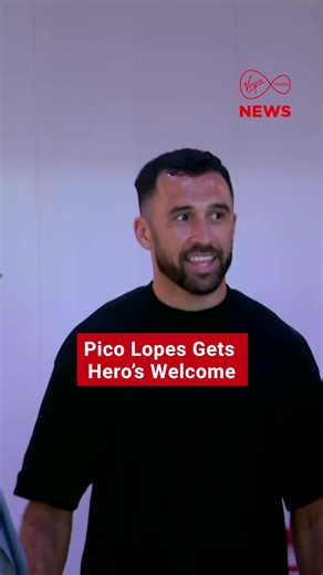 Cape Verde star Pico Lopes returned home to a hero’s welcome at Dublin Airport this afternoon. The Shamrock Rovers defender played an integral part in Cape Verde’s journey to the knockout stages of the World Cup. 📺 More on Virgin Media PLAY