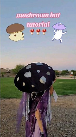 mushroom hat tutorial || mushroom cosplay DIY - make a mushroom costume 🍄✨️
