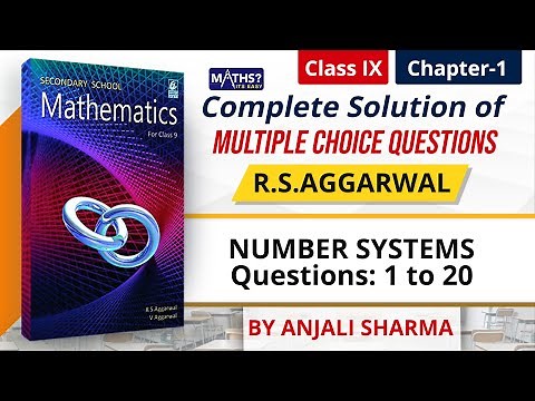 Class 9 | Chapter 1 | Number System | MCQ Questions 1 to 20 | RS Aggarwal | Ep 1 | Maths Its Easy