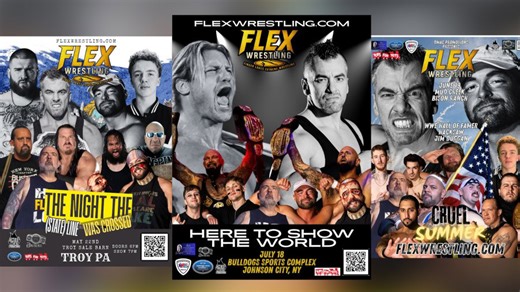 FLEX Wrestling announces three major shows