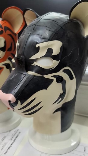 Latex Tiger Mask for Fun and Parties